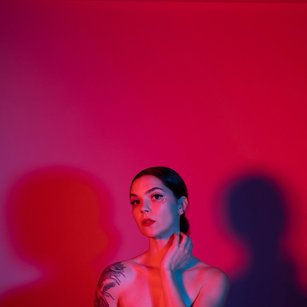 the album cover for Kayleigh Goldsworthy - Learning To Be Happy - Pink [Colored Vinyl] (Pnk)