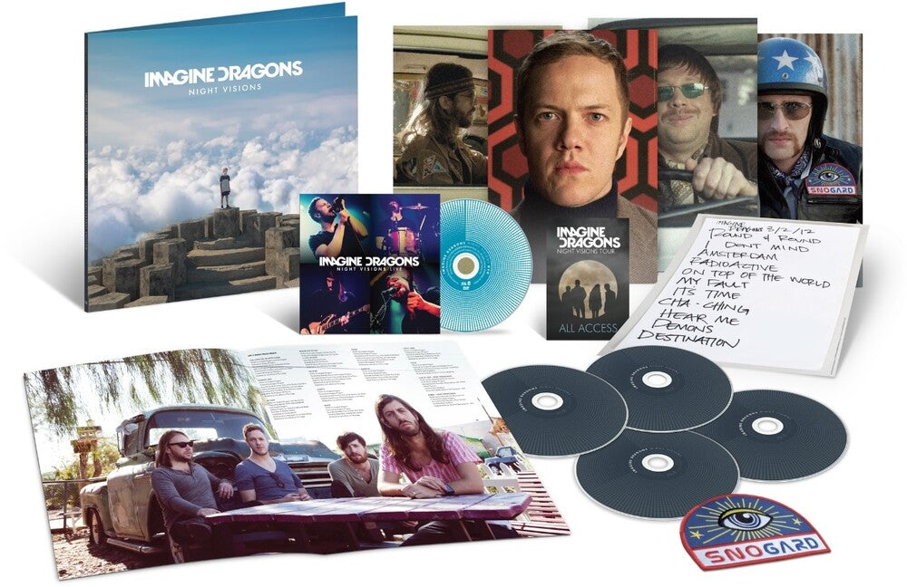 the album cover for Imagine Dragons - Night Visions: Expanded Edition [Super Deluxe 4CD/DVD]