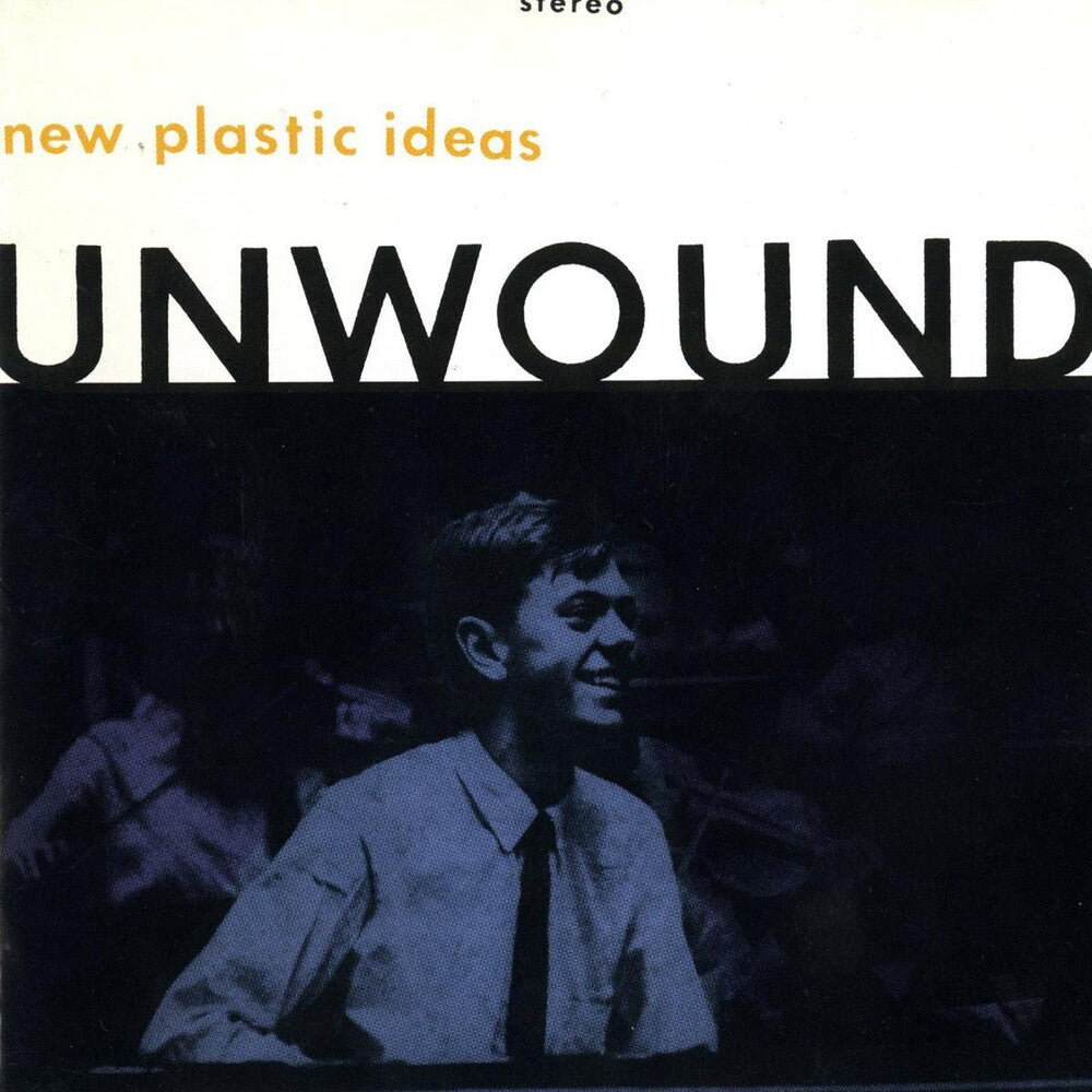 the album cover for Unwound - New Plastic Ideas - Purple/blue