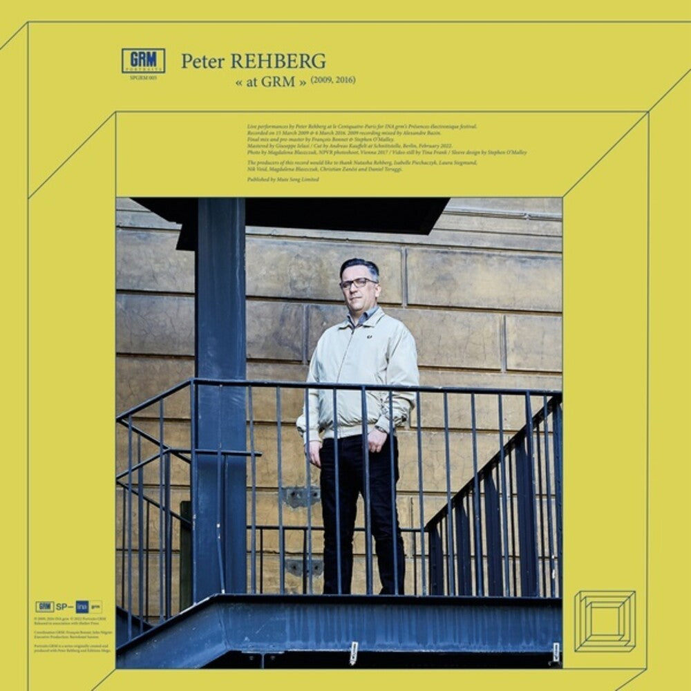 the album cover for Peter Rehberg - Peter Rehberg At Grm