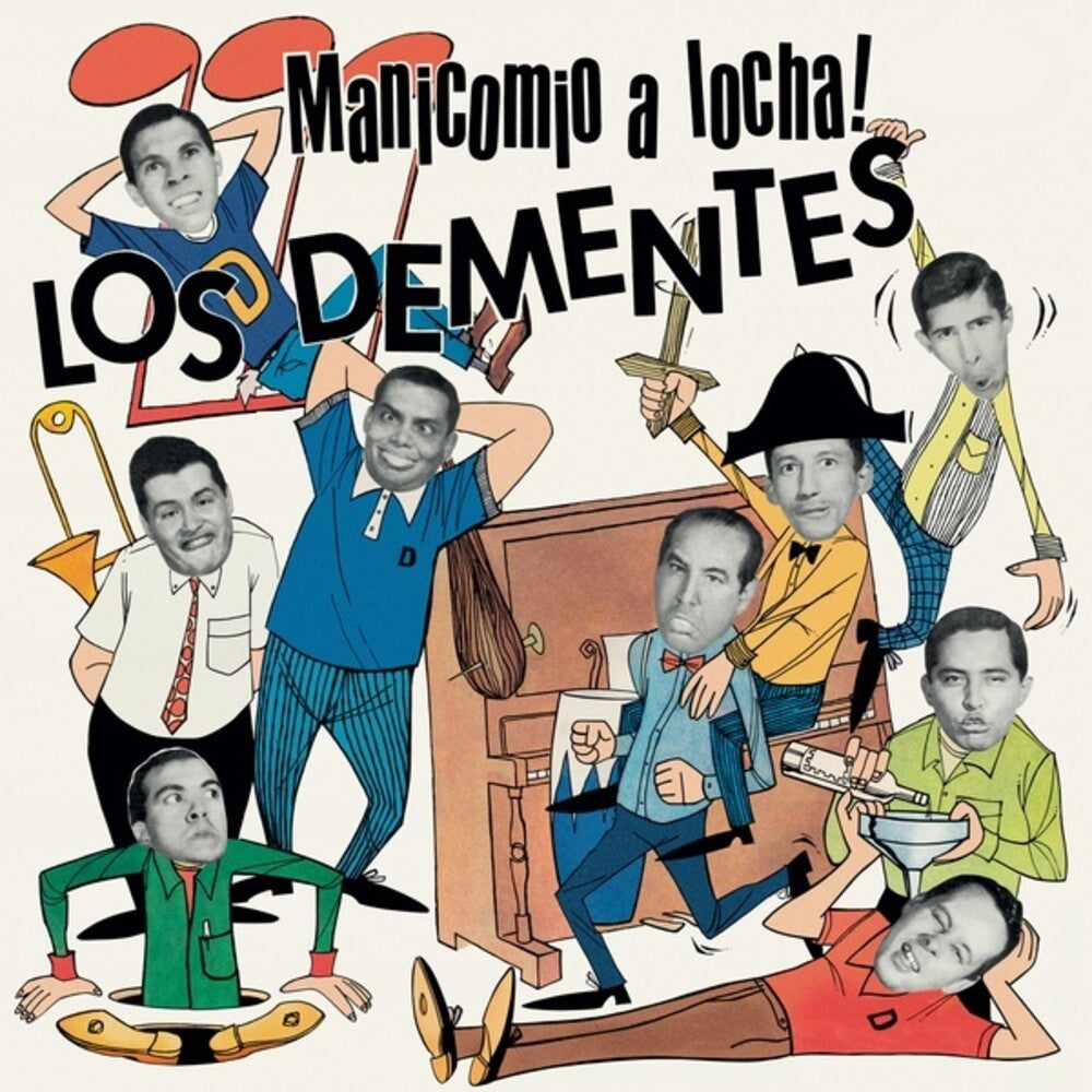 the album cover for Los Dementes - Manicomio A Locha