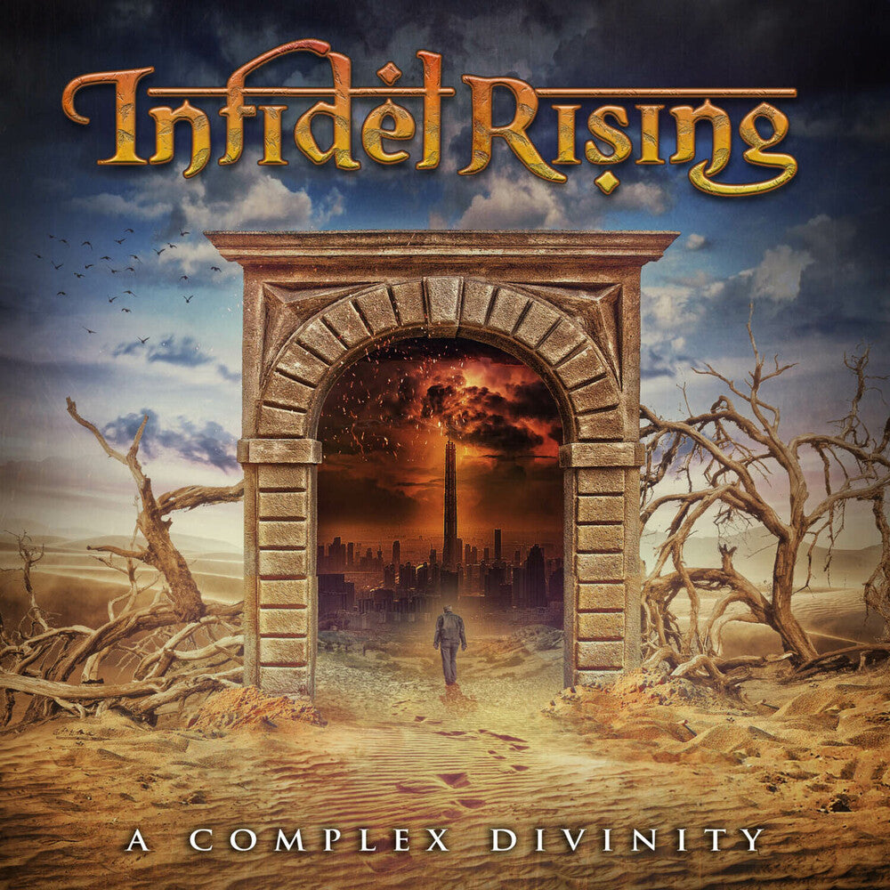 the album cover for Infidel Rising - A Complex Divinity