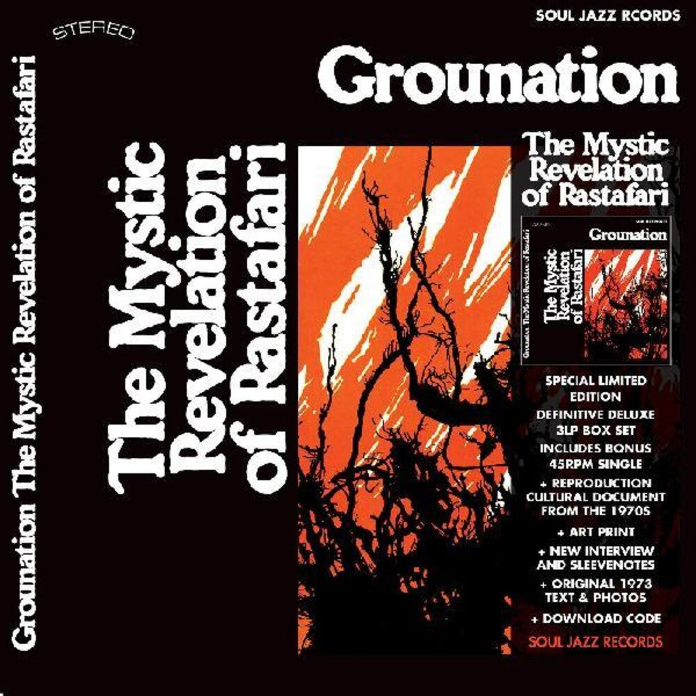 the album cover for Mystic Revelation Of Rastafari - Grounation