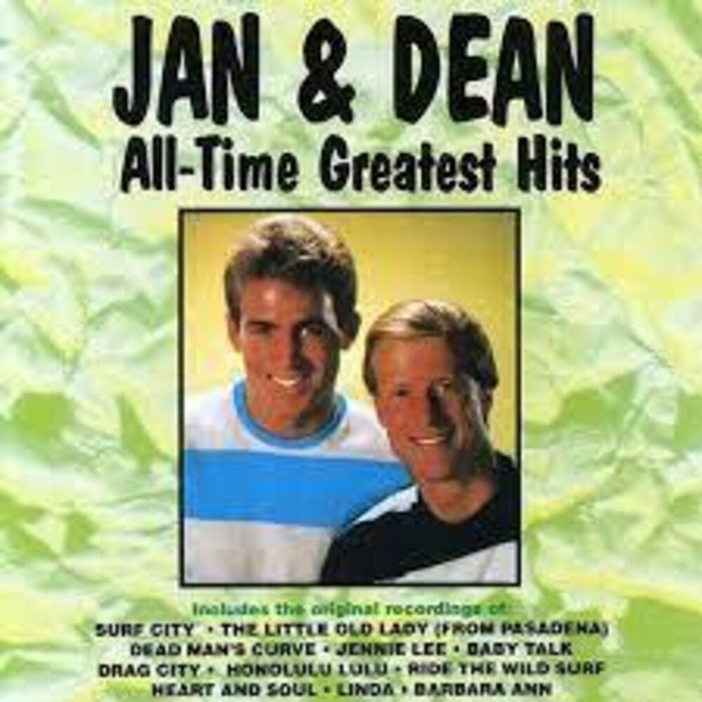 the album cover for Jan & Dean - All-Time Greatest Hits