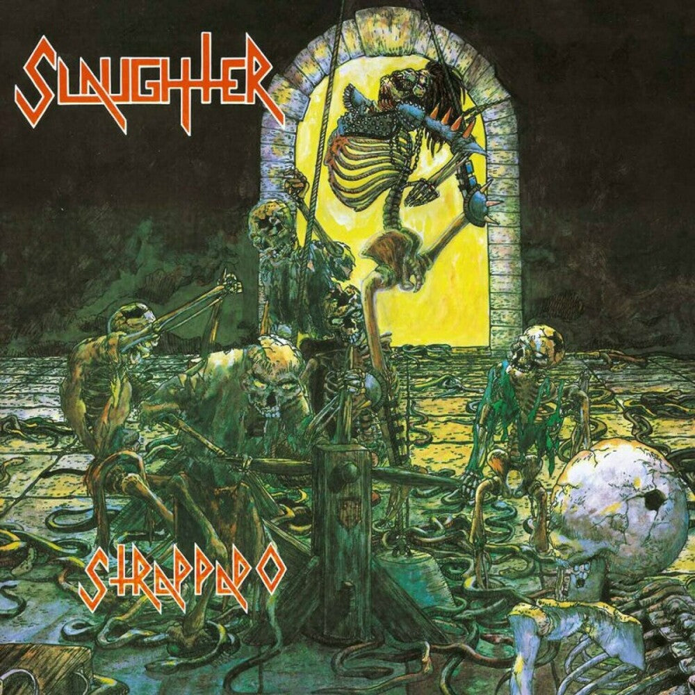 the album cover for Slaughter - Strappado - Splatter [Colored Vinyl]