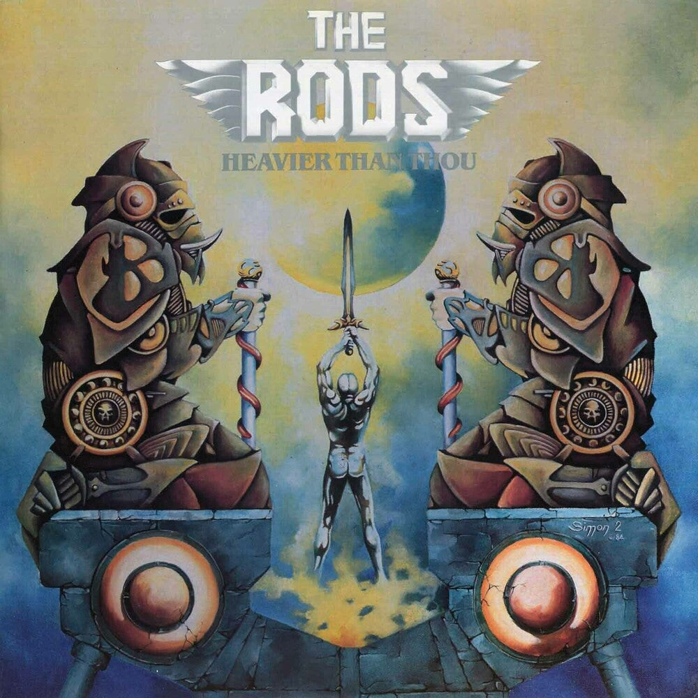 the album cover for The Rods - Heavier Than Thou (Post)