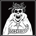 the album cover for Destruction - Bestial Invasion Of Hell