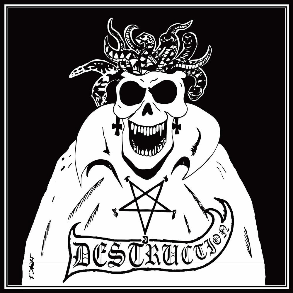 the album cover for Destruction - Bestial Invasion Of Hell