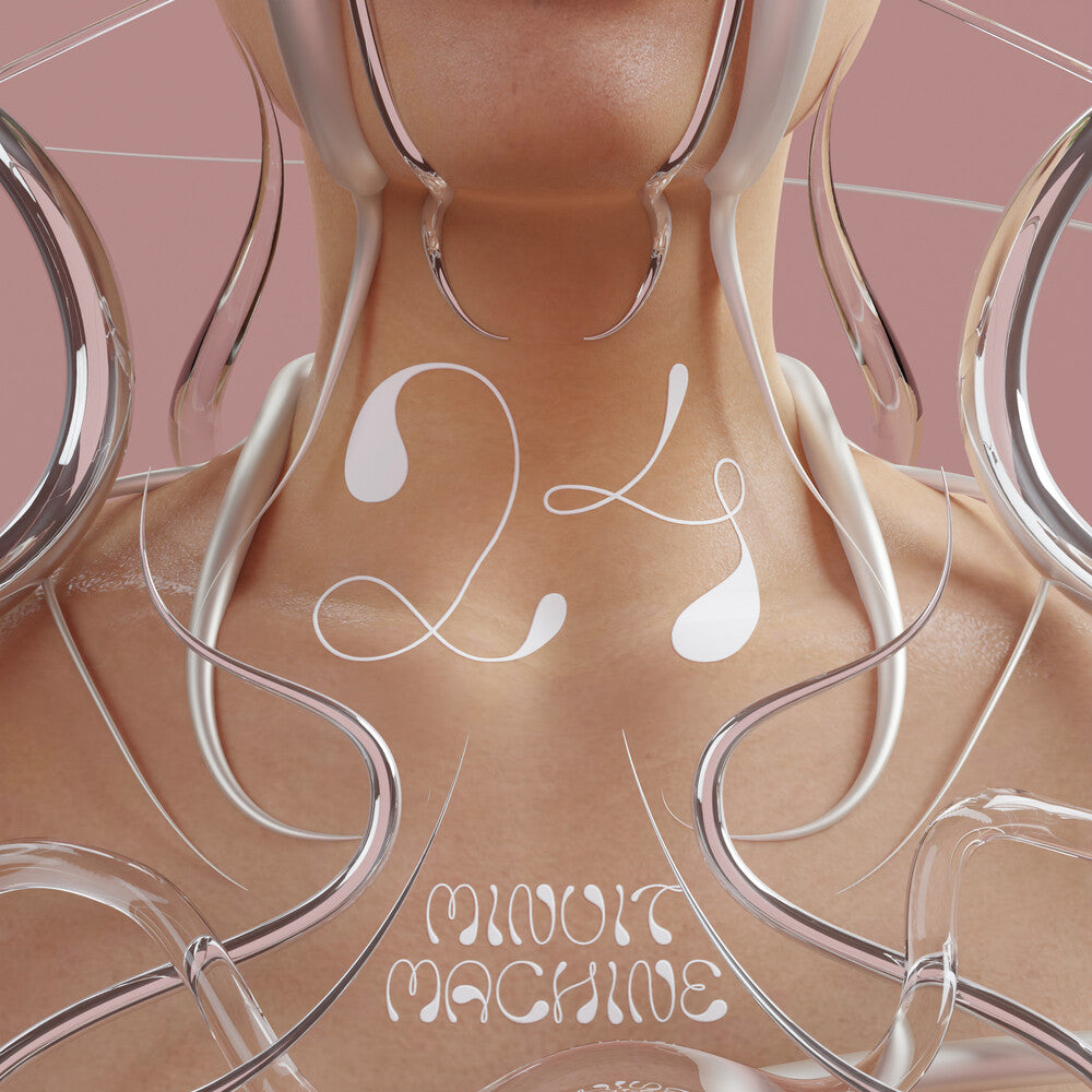 the album cover for Minuit Machine - 24 - White