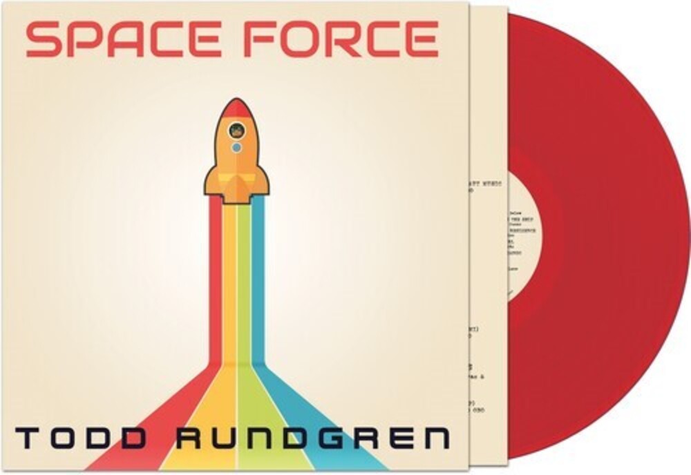 the album cover for Todd Rundgren - Space Force [Red LP]