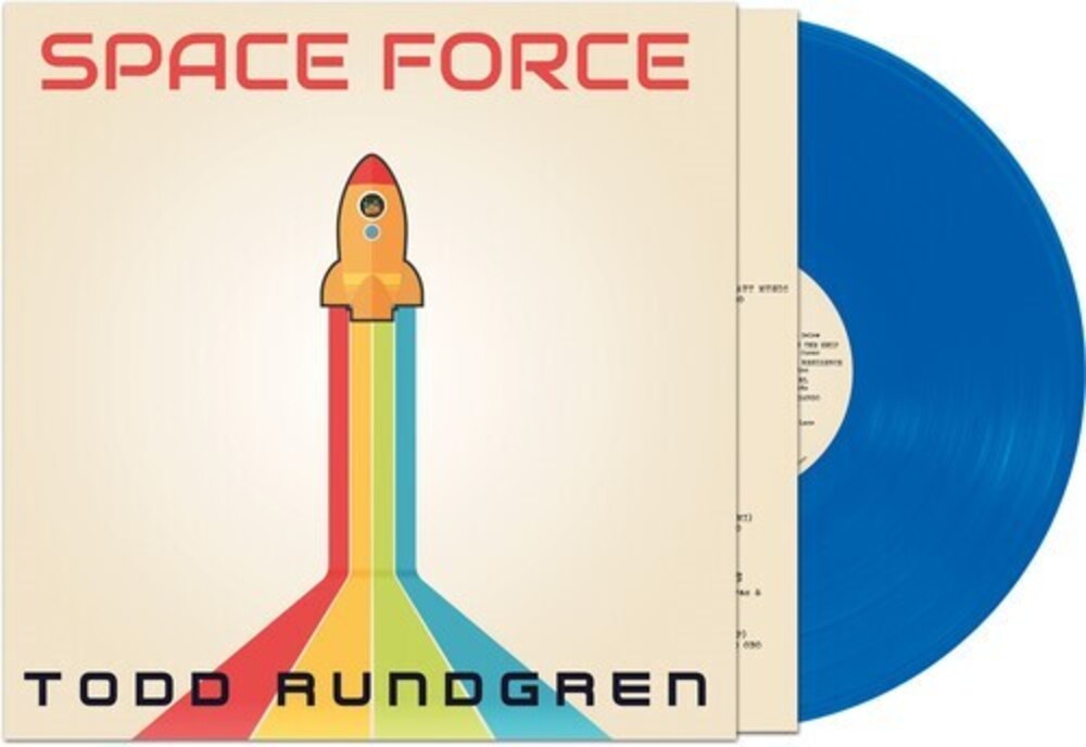the album cover for Todd Rundgren - Space Force [Blue LP]