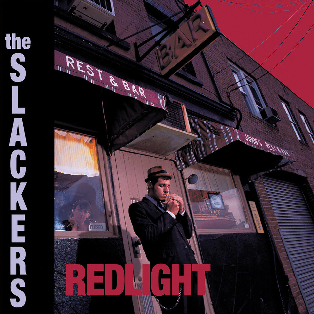 the album cover for The Slackers - Redlight [RSD Essential Indie Colorway Silver LP]