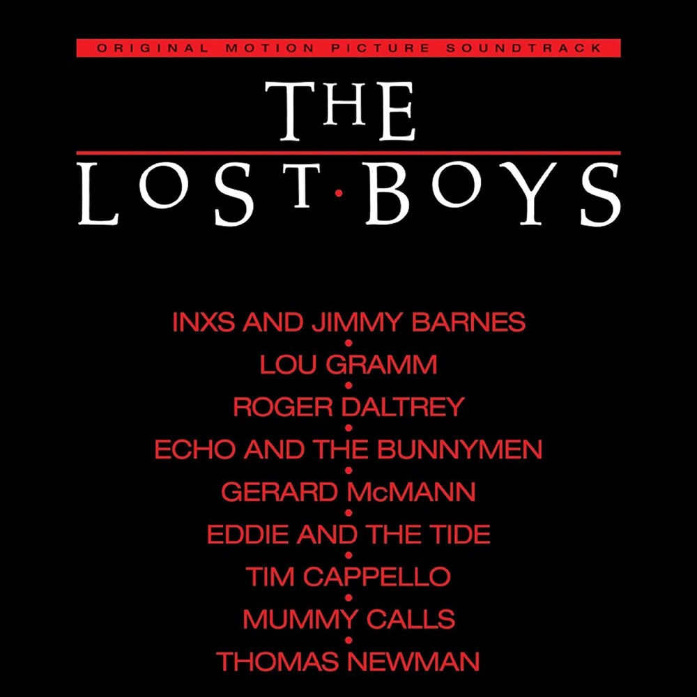 the album cover for The Lost Boys: Movie - The Lost Boys: Original Motion Picture Soundtrack [Limited Edition Silver Metallic LP]