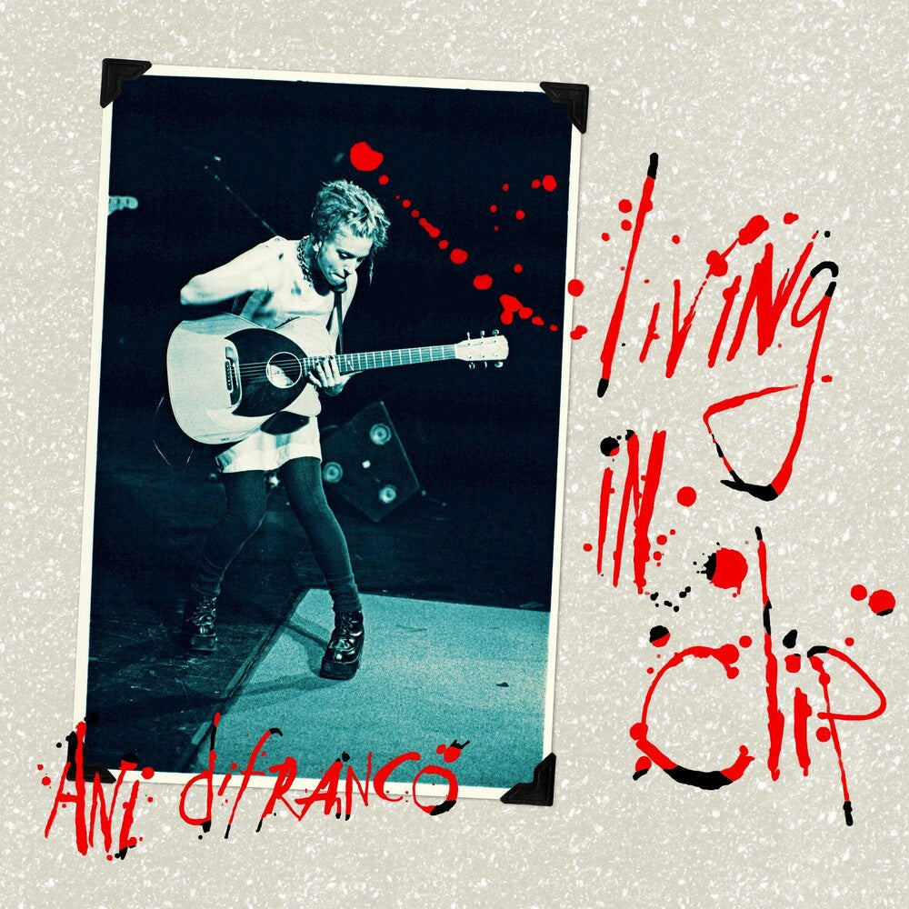 the album cover for Ani DiFranco - Living In Clip