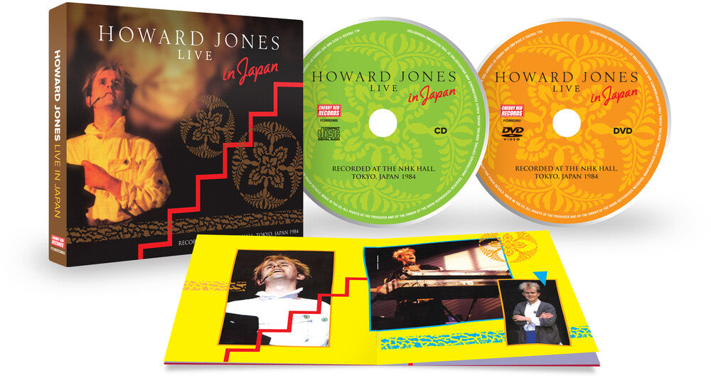 the album cover for Howard Jones - Live At The Nhk Hall Tokyo Japan 1984 (W/Dvd) (Uk)