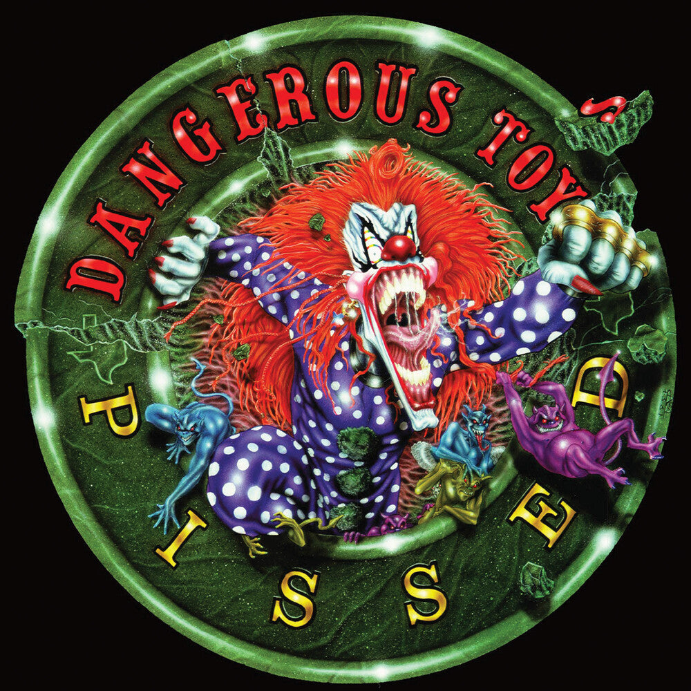 the album cover for Pissed - Dangerous Toys - Green [Colored Vinyl] (Grn) [Remastered] [Reissue]