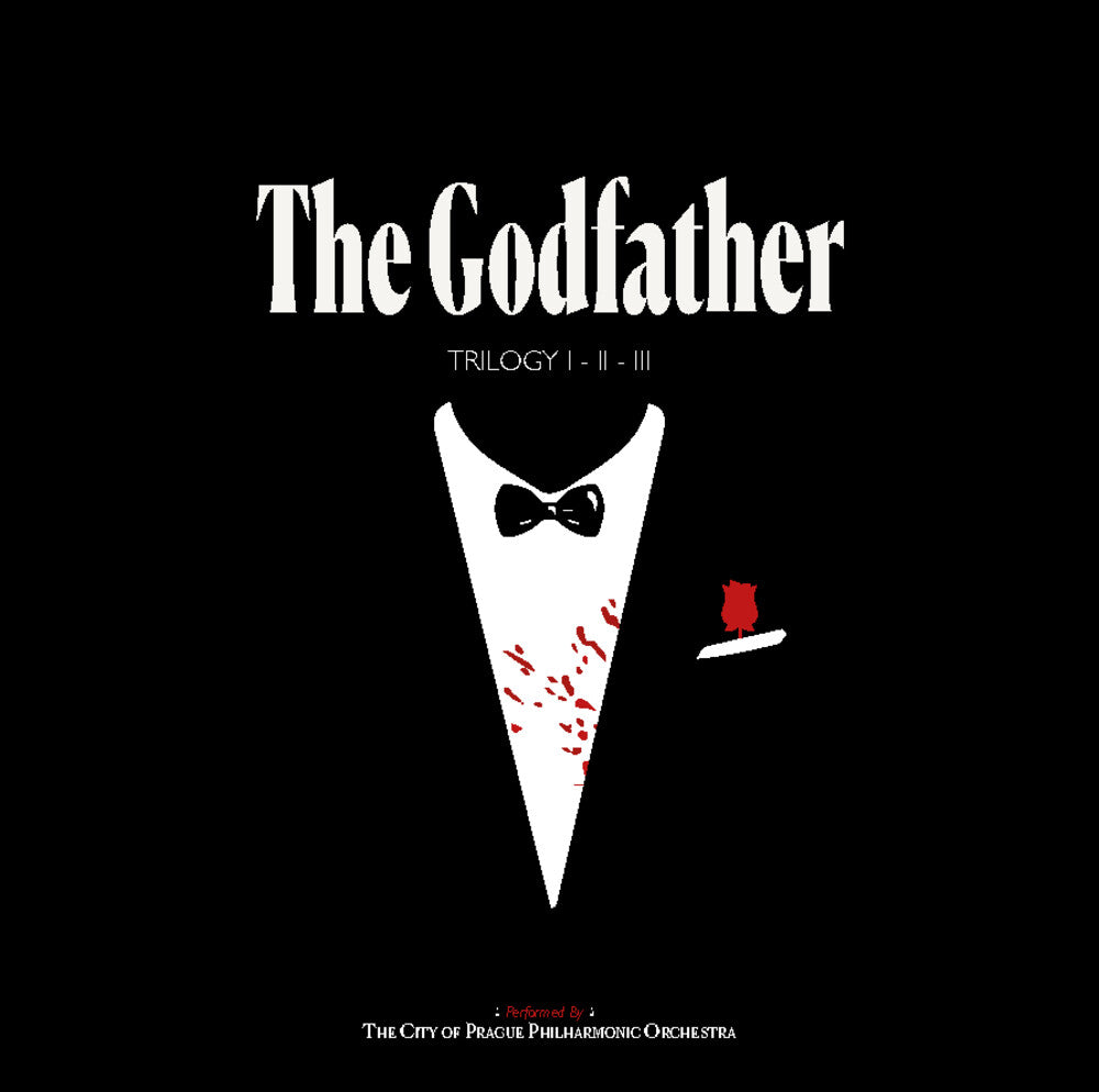 the album cover for City Of Prague Philharmonic Orchestra (Blk) (Colv) - Godfather Trilogy I - Ii - Iii - O.S.T. (Blk)