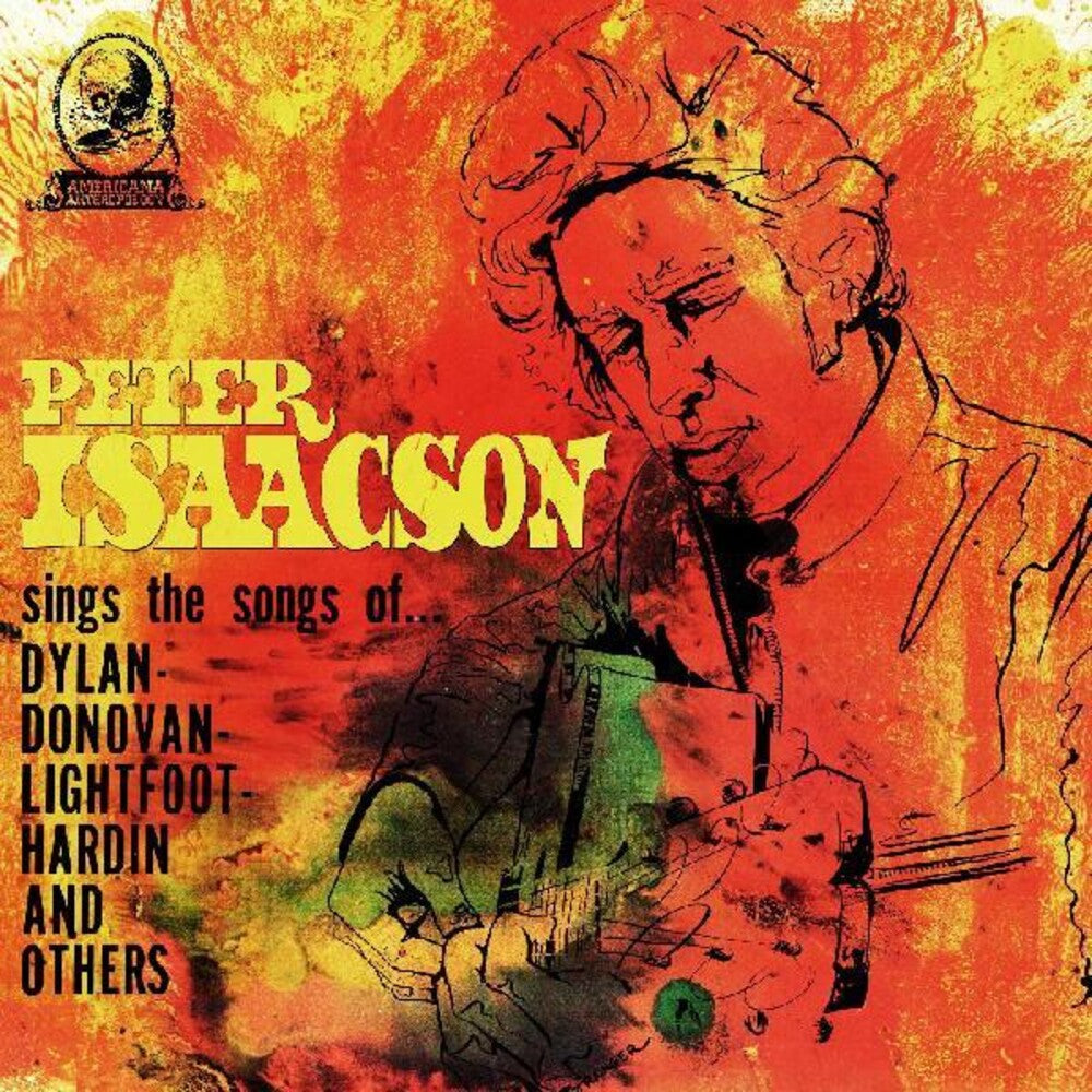 the album cover for Peter Isaacson - Sings Songs Of