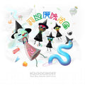 the album cover for Iglooghost - Neo Wax Bloom (Blue) [Clear Vinyl] (Gate) (Red) (Ylw)