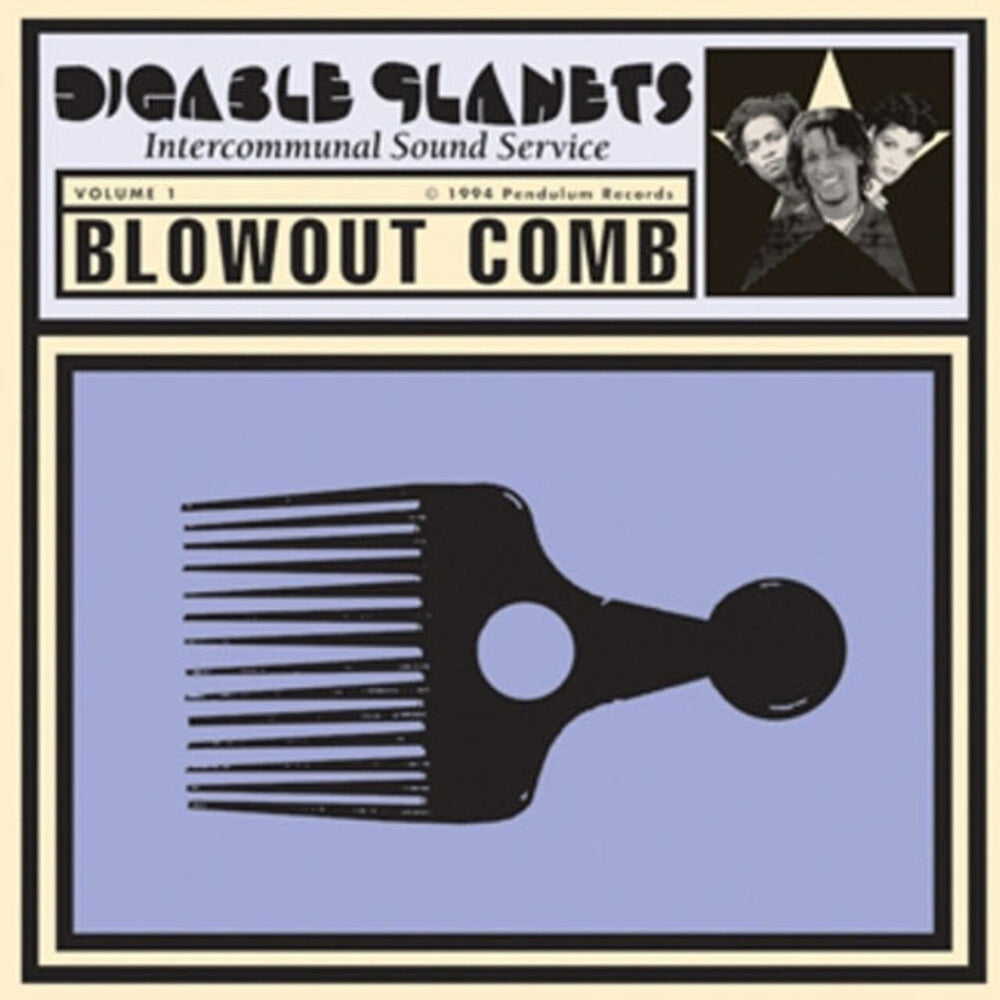 the album cover for Digable Planets - Blowout Comb - Clear/Purple [Clear Vinyl] (Purp)