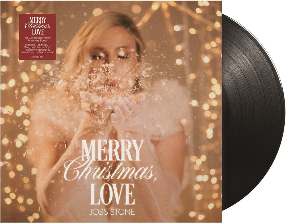 the album cover for Joss Stone - Merry Christmas, Love [LP]