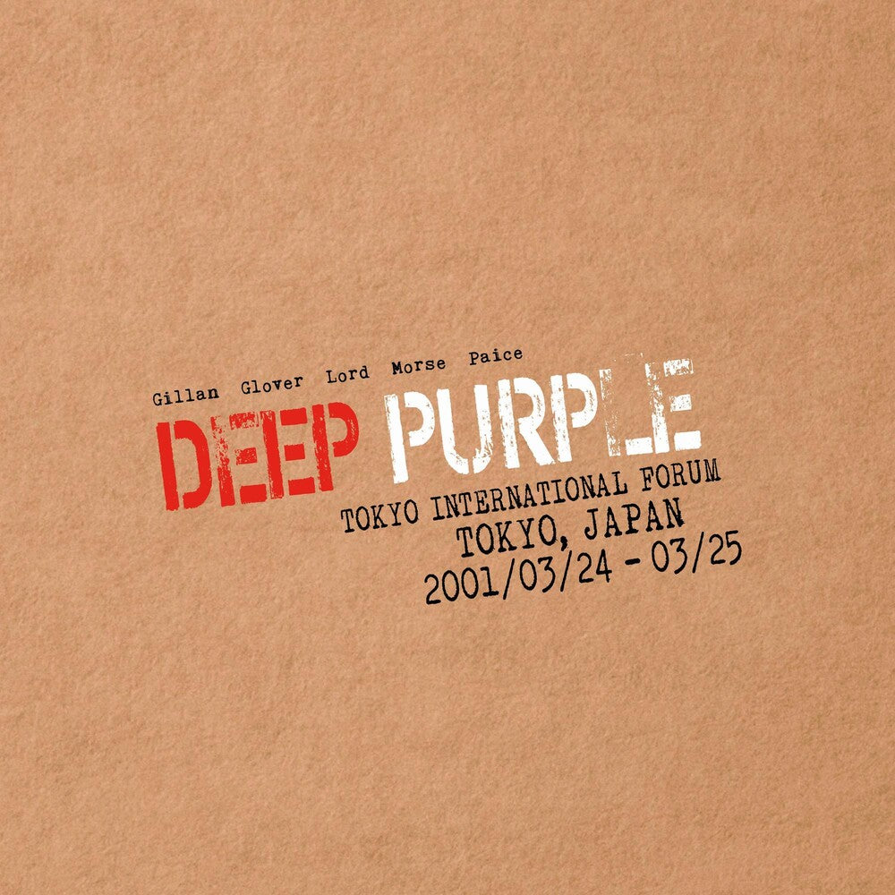 the album cover for Deep Purple - Live In Tokyo 2001 [Digipak]