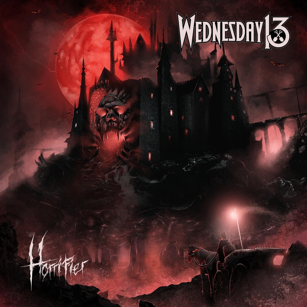 the album cover for Wednesday 13 - Horrifier