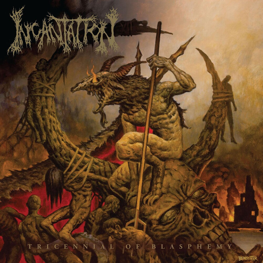 the album cover for Incantation - Tricennial Of Blasphemy