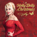 the album cover for Dolly Parton - A Holly Dolly Christmas
