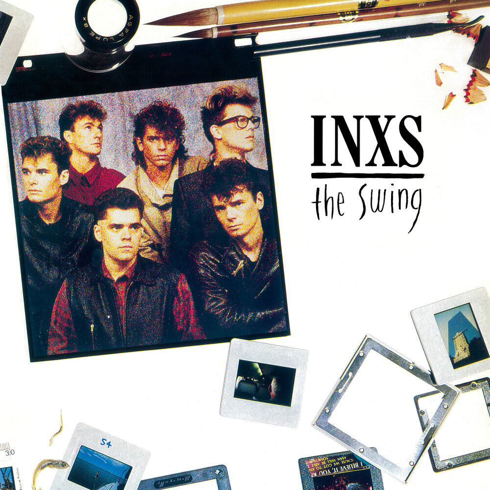 the album cover for INXS - Swing [Rocktober Limited Edition Bluejay Opaque LP]