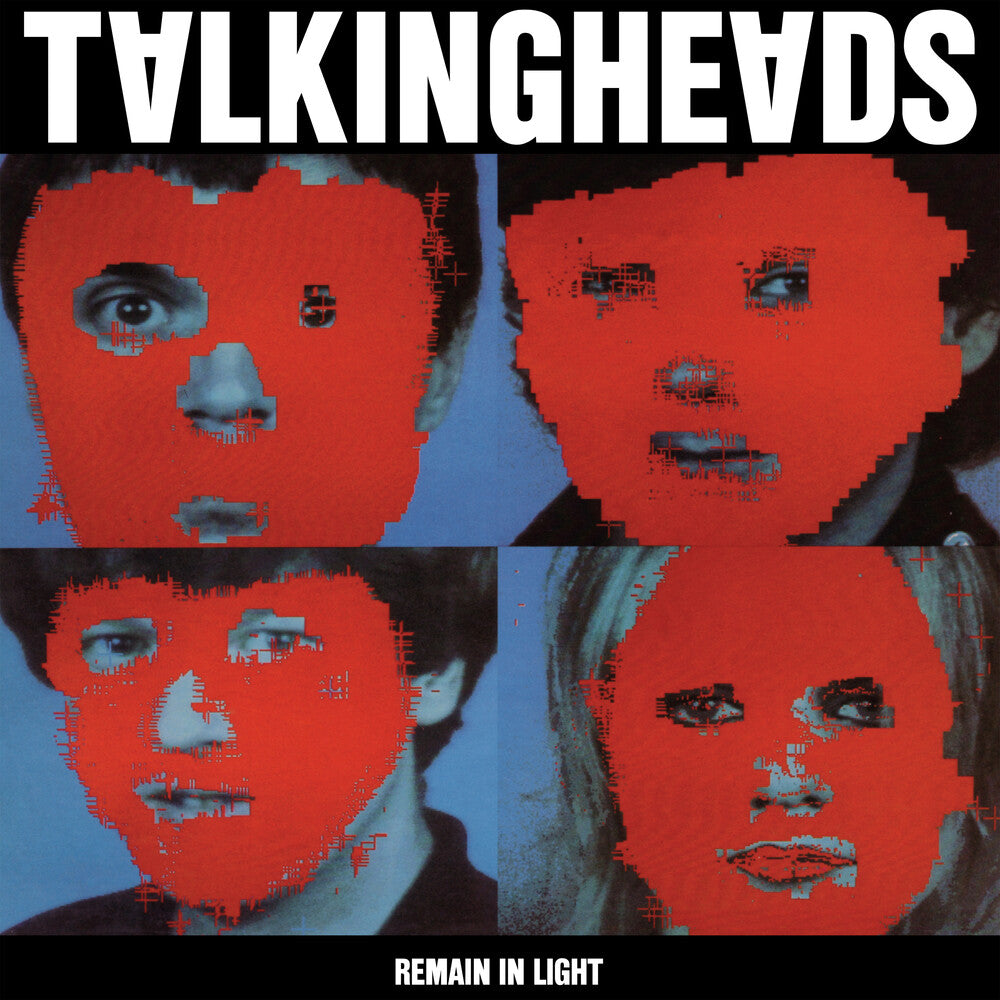 the album cover for Talking Heads - Remain In Light [Rocktober Limited Edition Solid White LP]