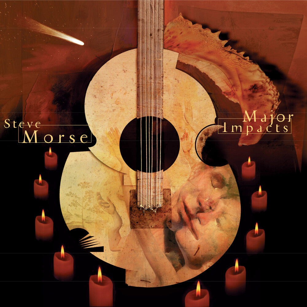 the album cover for Steve Morse - Major Impacts - Red