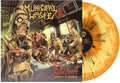 the album cover for Municipal Waste - The Fatal Feast [Orange & Yellow Splatter LP]