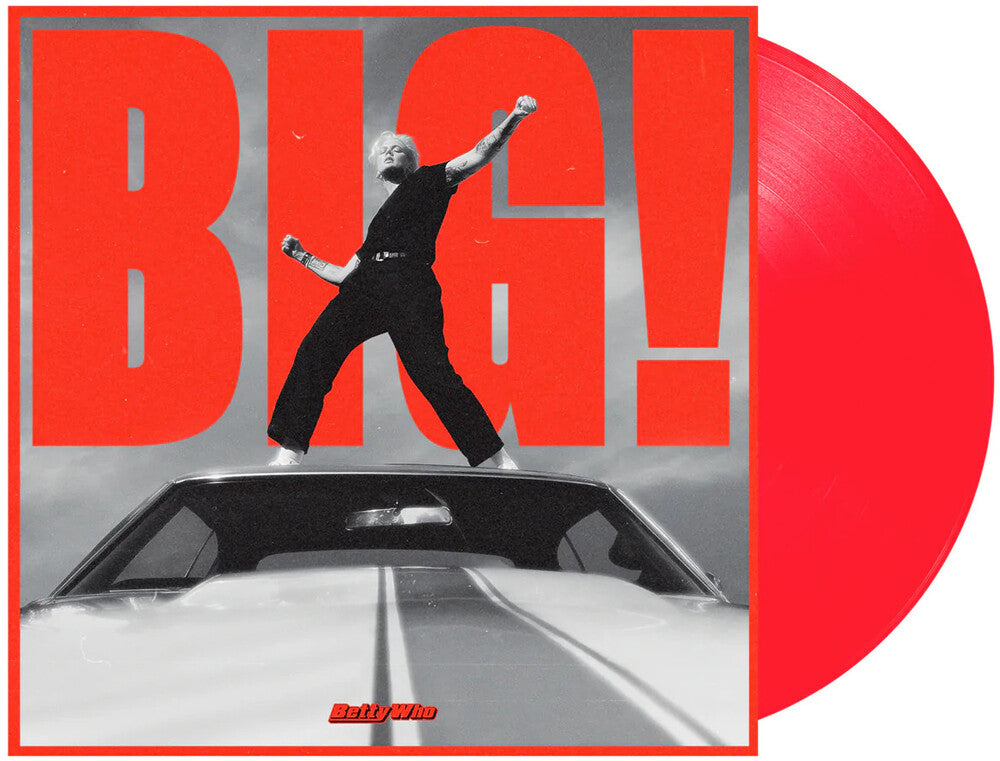 the album cover for Betty Who - BIG! [Neon Coral LP]