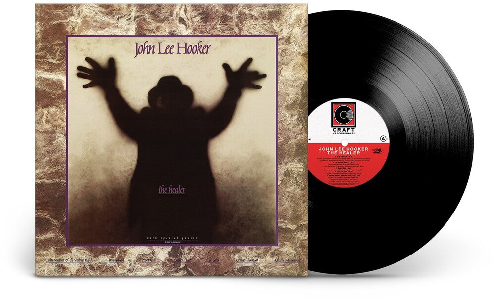 the album cover for John Lee Hooker - The Healer [LP]