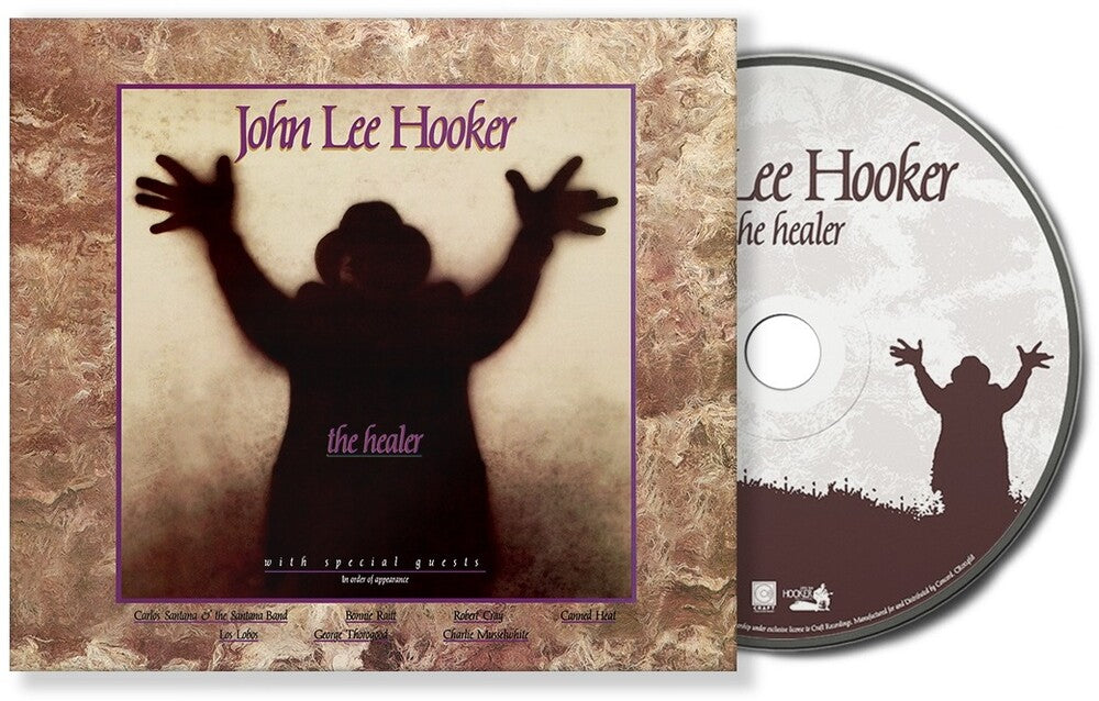 the album cover for John Lee Hooker - The Healer