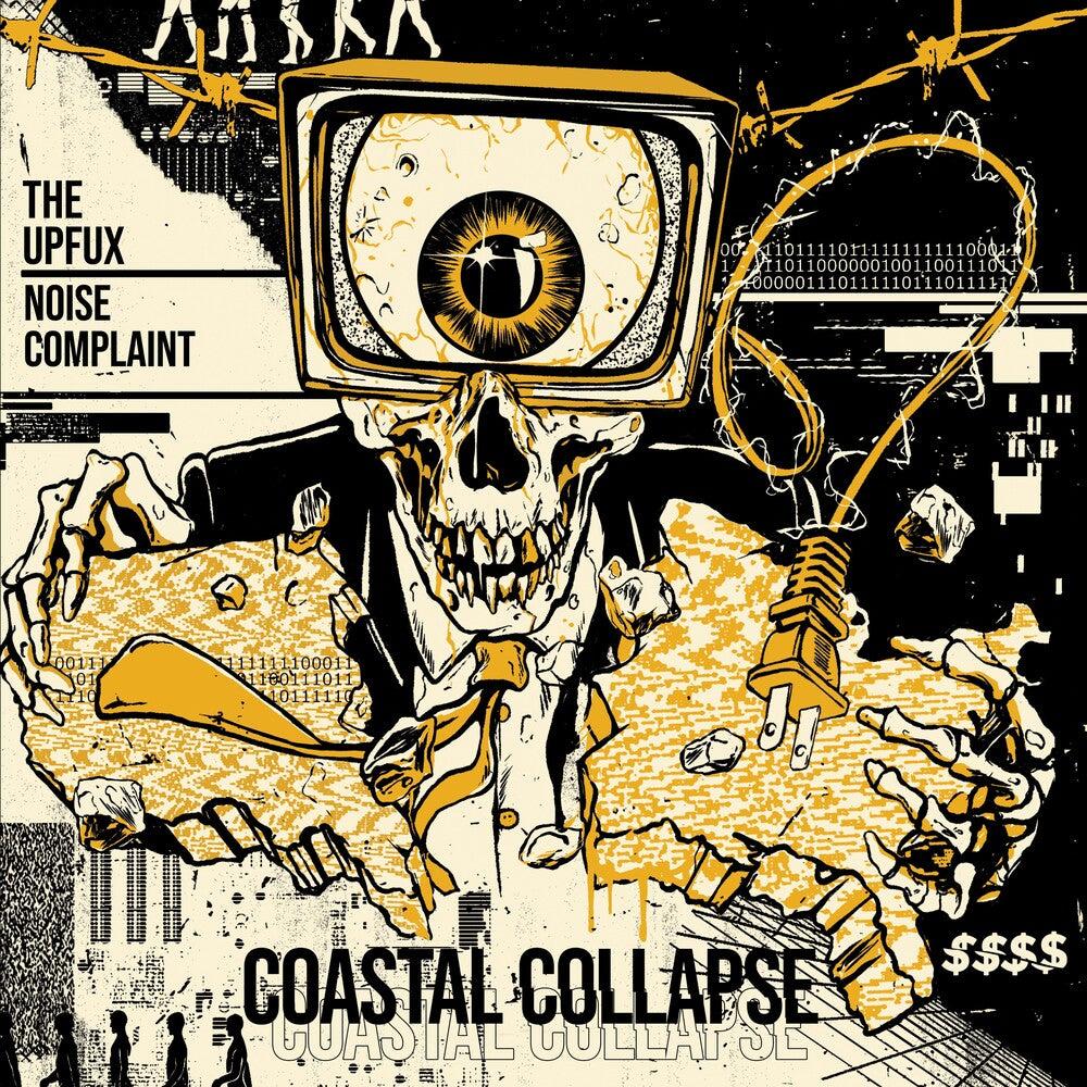 the album cover for Upfux/Noise Complaint - Coastal Collapse