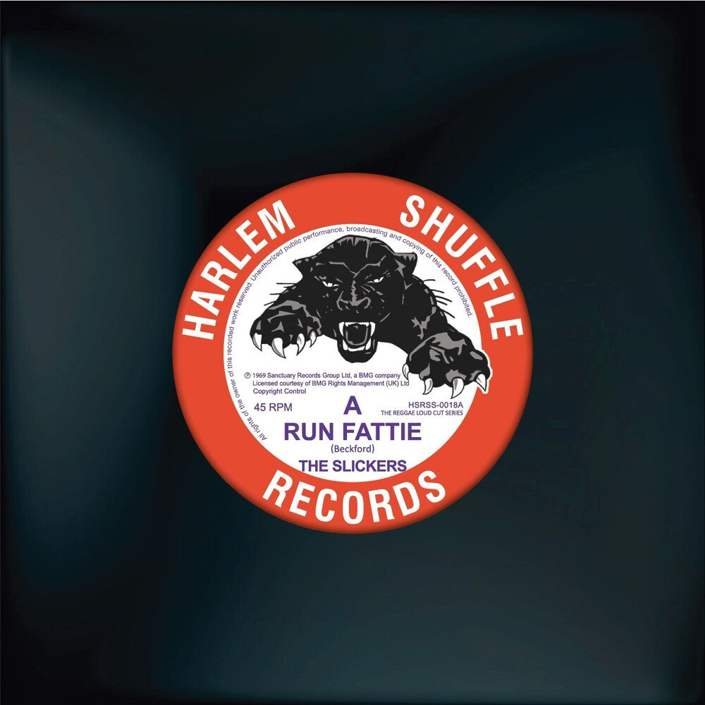 the album cover for Slickers - Run Fattie / Hoola Bulla