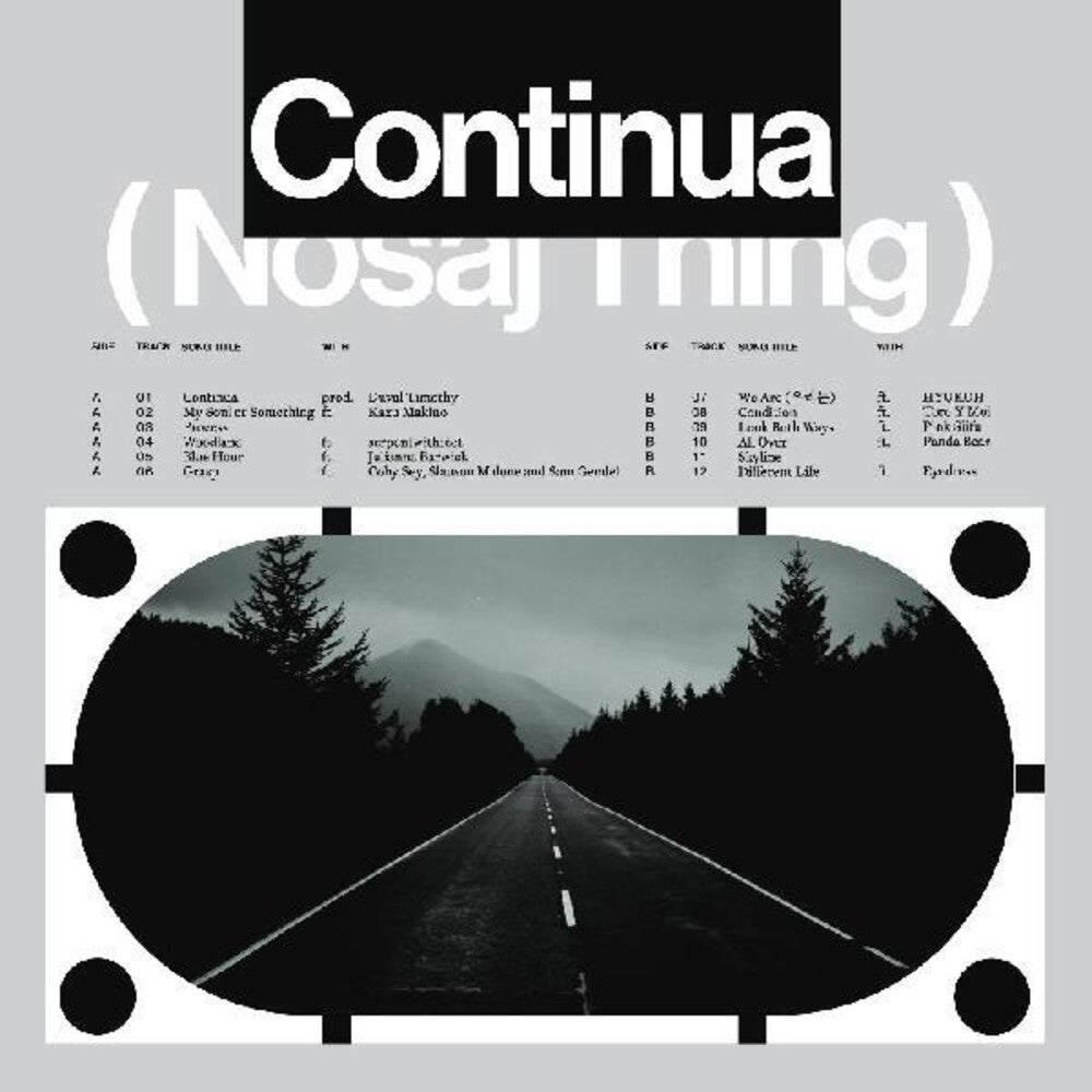 the album cover for Nosaj Thing - Continua