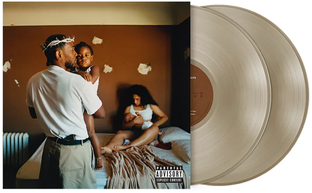 the album cover for Kendrick Lamar - Mr. Morale & The Big Steppers - Limited Gold Metallic Vinyl