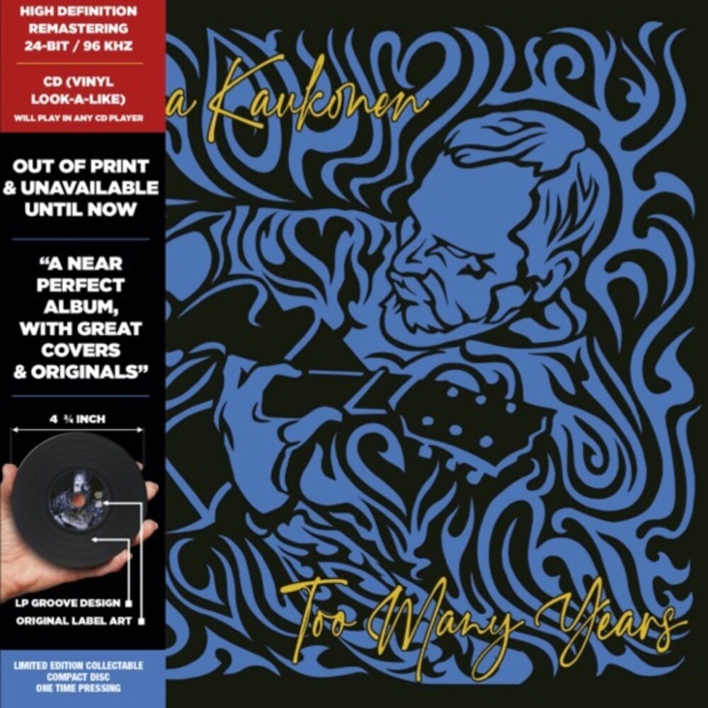 the album cover for Jorma Kaukonen - Too Many Years