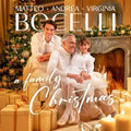 the album cover for Andrea Bocelli/Matteo Bocelli/Virgina Bocelli - Family Christmas