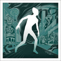 the album cover for DEVO's Gerald V. Casale - The Invisible Man EP [RSD Black Friday 2022]
