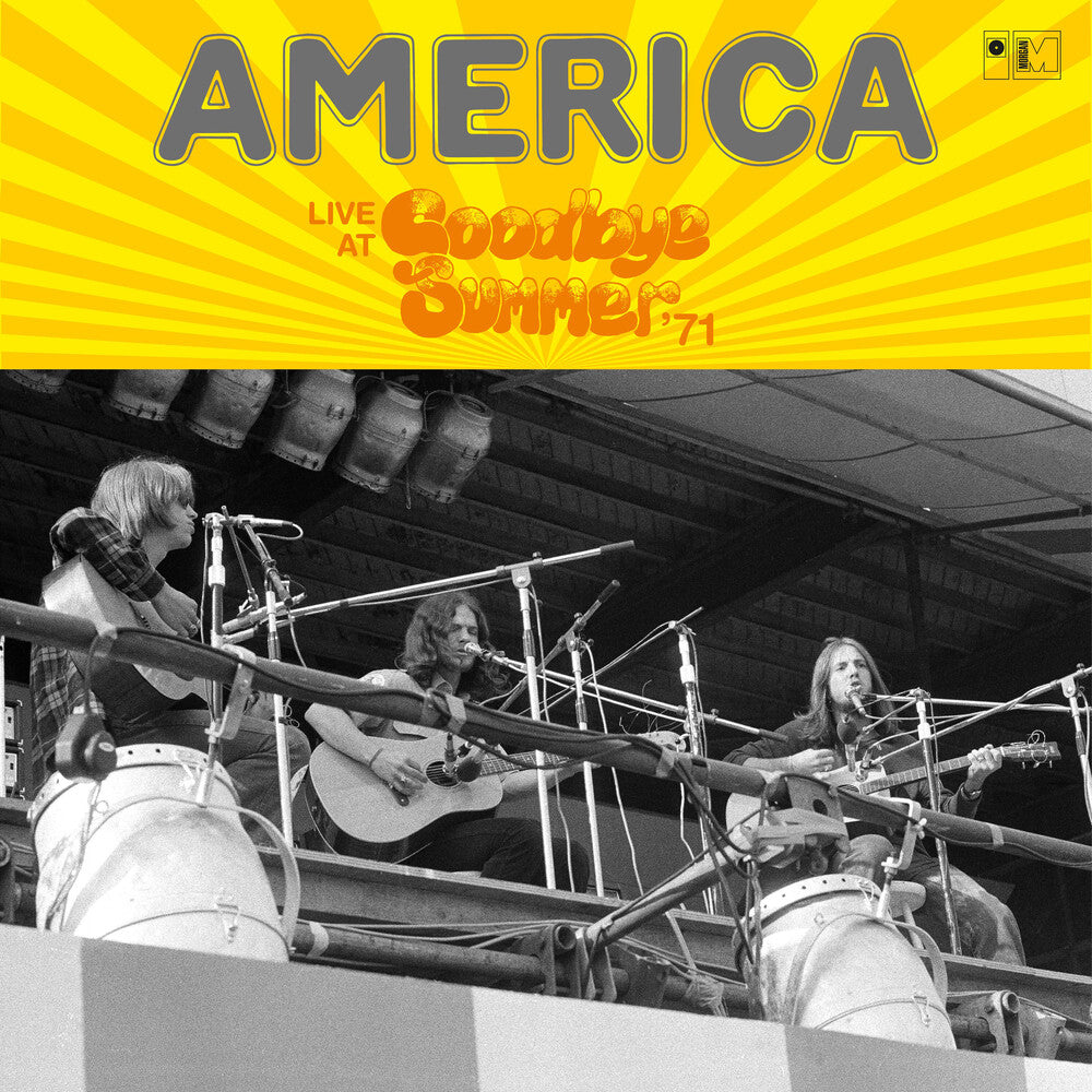 the album cover for America - Live at Goodbye Summer Festival [RSD Black Friday 2022]