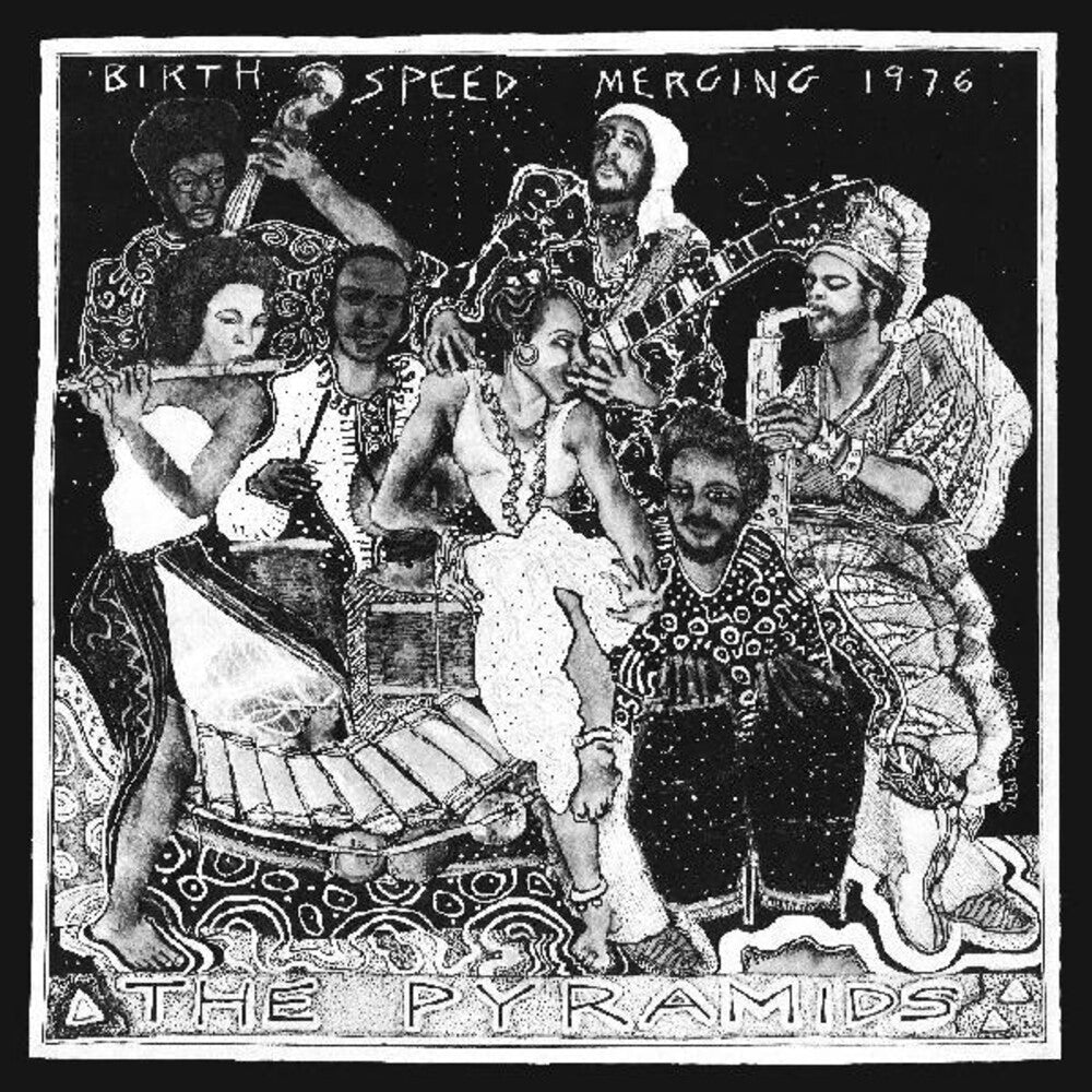 the album cover for The Pyramids - Birth/speed/merging