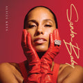 the album cover for Alicia Keys - Santa Baby