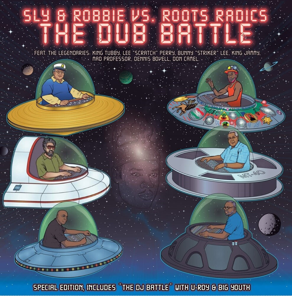 the album cover for Sly & Robbie vs. Roots Radics - The Dub Battle  [RSD 2023] []