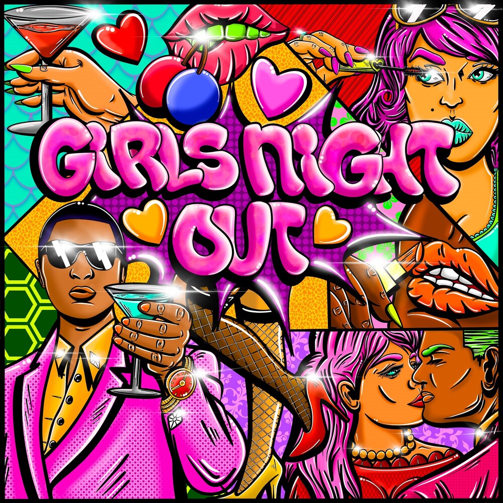 the album cover for Babyface - Girls Night Out