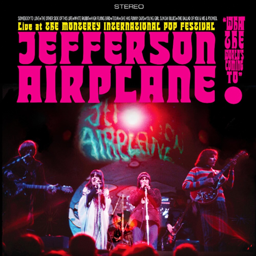 the album cover for Jefferson Airplane - Jefferson Airplane Live at The Monterey International Pop Festival [RSD Black Friday 2022]