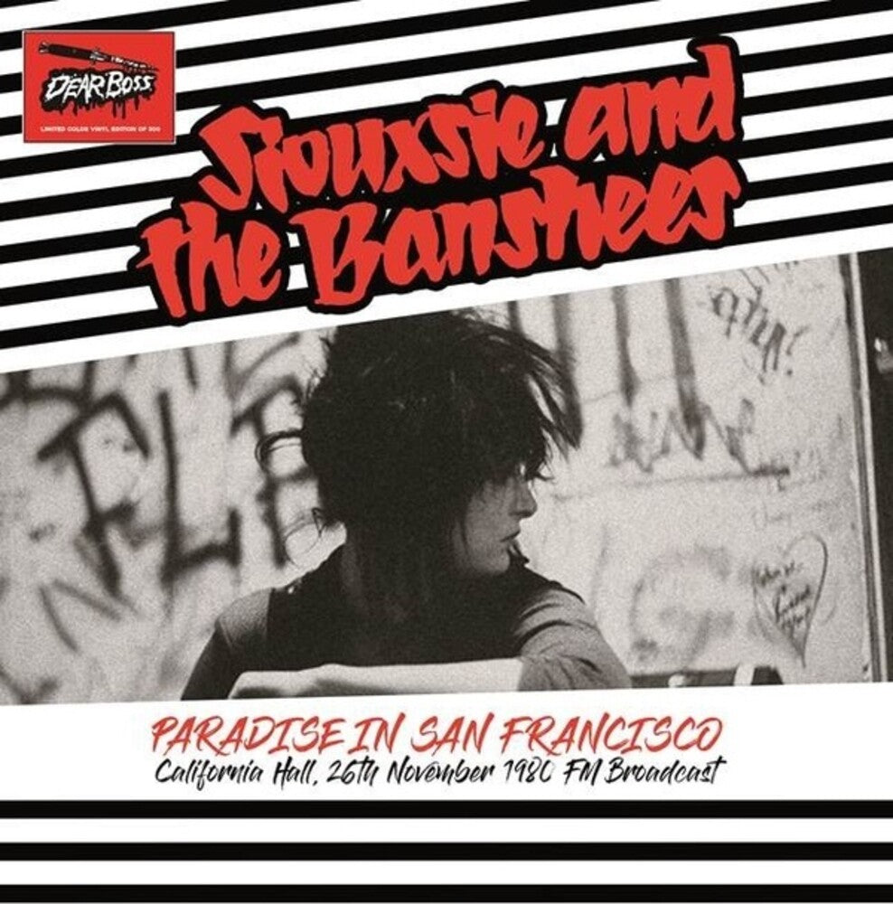 the album cover for Siouxsie & Banshees - Paradise In San Francisco: California Hall 26th